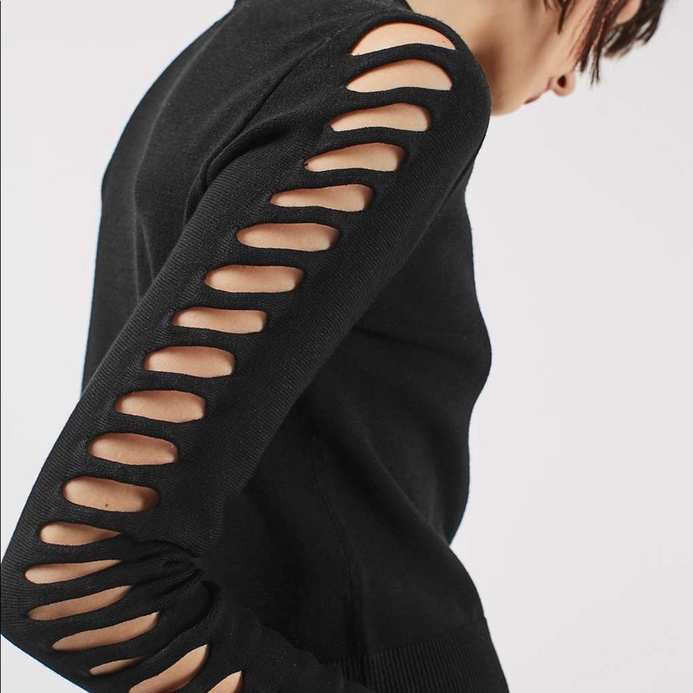 Topshop Black Long Sleeve
